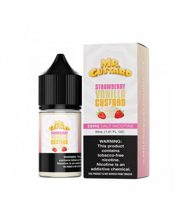 Mr. Custard TFN Salt - Strawberry Vanilla Custard