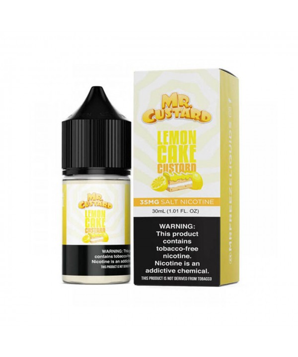 Mr. Custard TFN Salt - Lemon Cake Custard