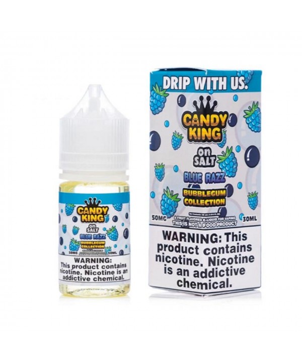 Candy King Bubblegum Salt - Blue Razz