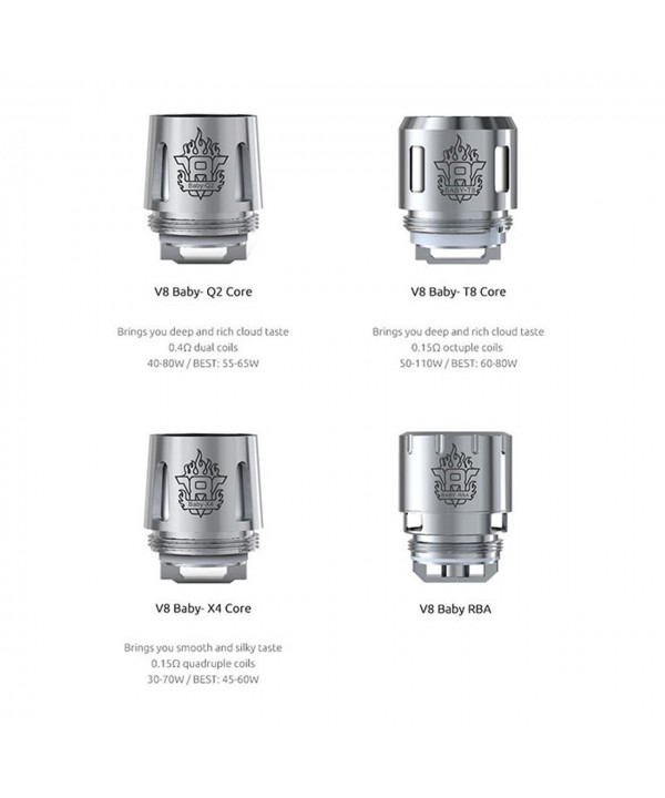 SMOK TFV8 Baby Beast T8 Replacement Coils