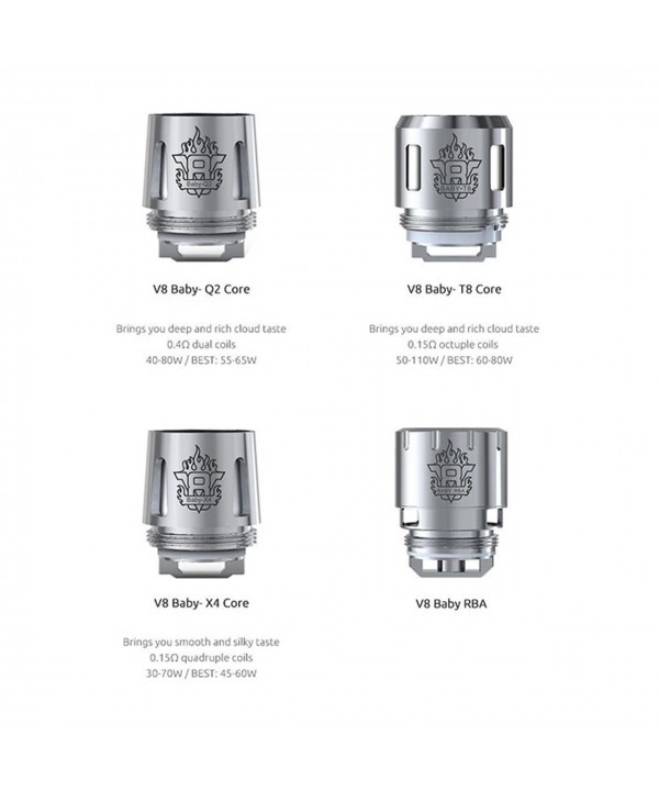SMOK TFV8 Baby Beast X4 Replacement Coils