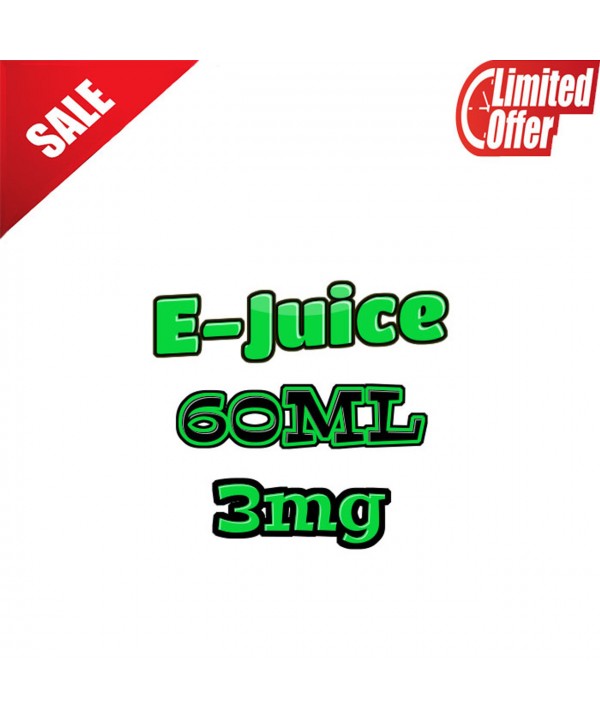 E-Juice 60ML 3mg