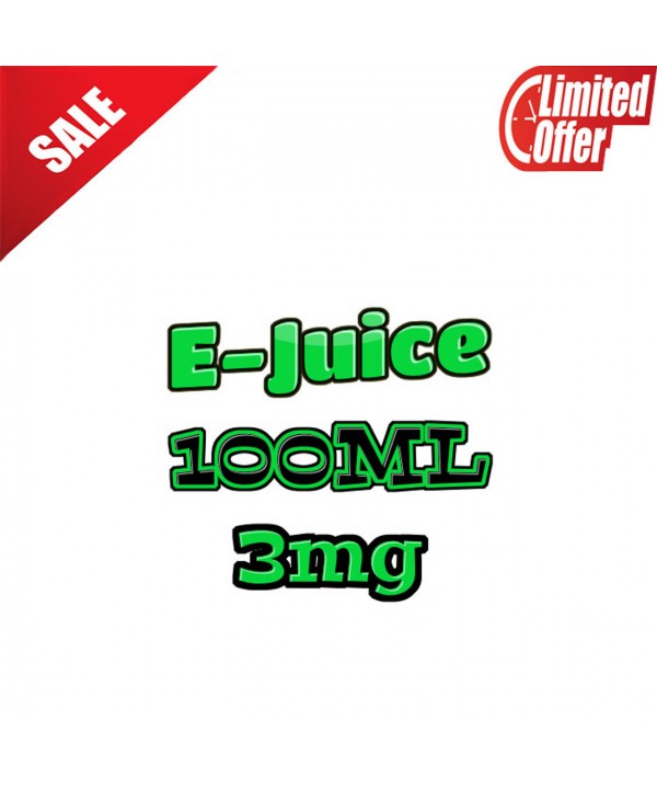 E-Juice 100ML 3mg